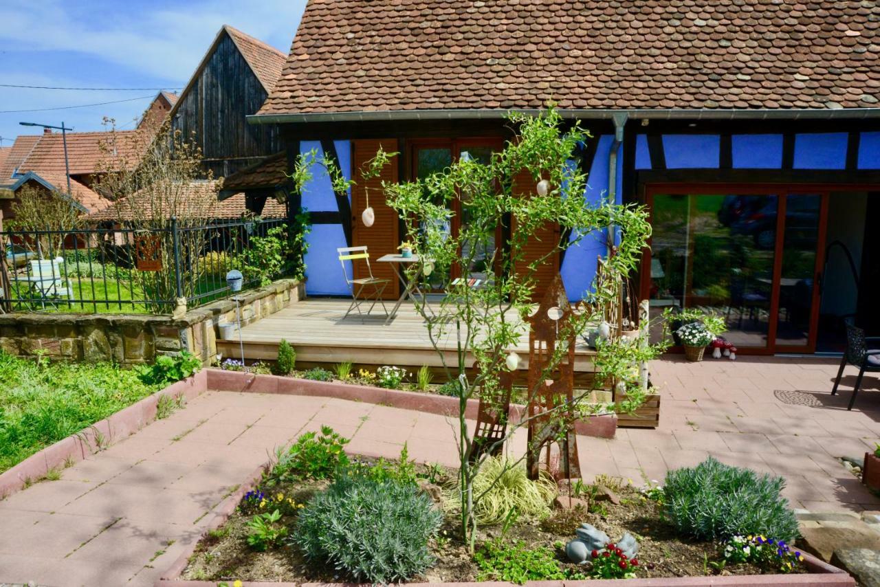 Le Clos Bleu - Gite Rural Schillersdorf Exteriör bild