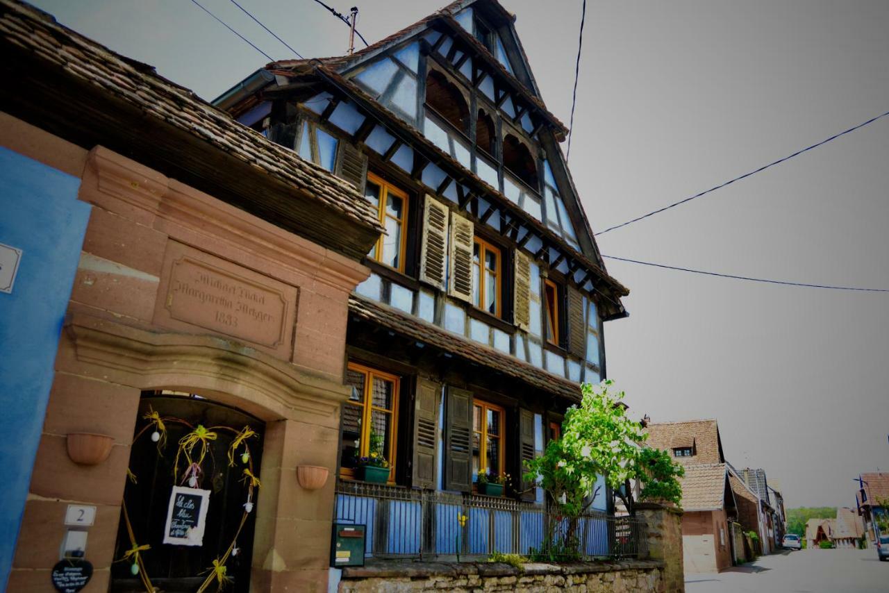 Le Clos Bleu - Gite Rural Schillersdorf Exteriör bild